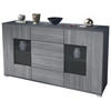 SIDEBOARD Grömitz Avola-Anthrazit - Anthrazit, Holzwerkstoff (138.5/75.5/35cm) - Vladon