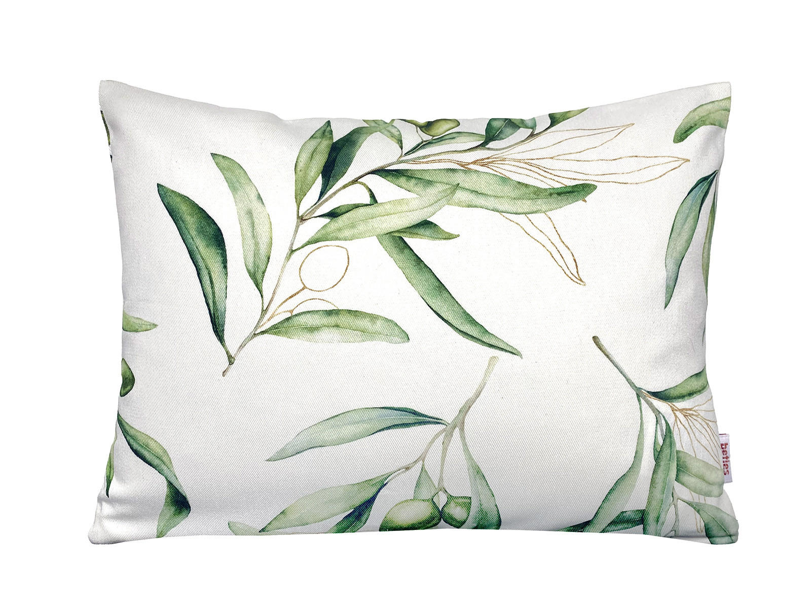 KISSENHÜLLE Italy Collection Oliven 25/35 cm - Ecru/Multicolor, Textil (25/35cm) - beties Heimtextil