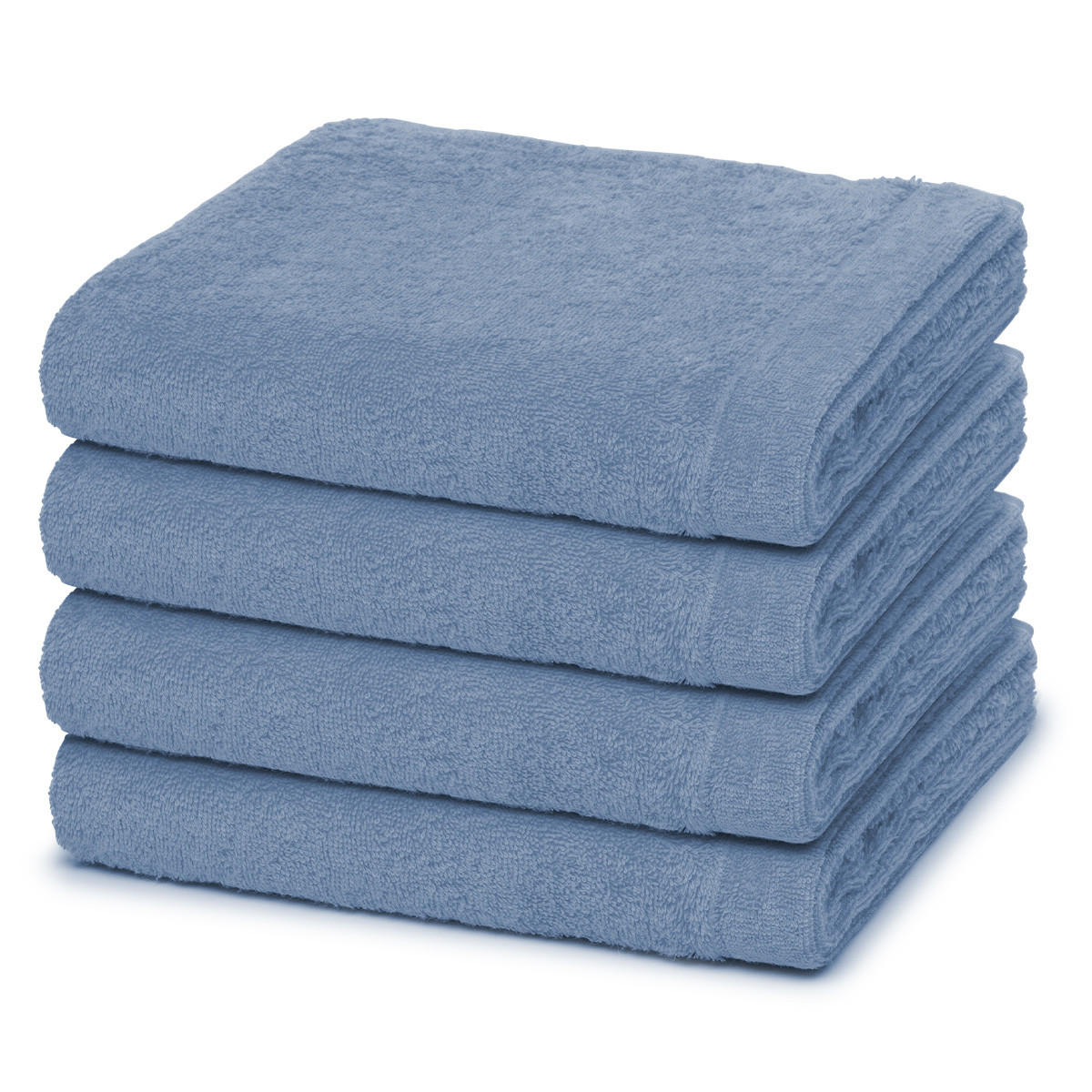 HANDTUCH Lifestyle 4er-Set - Blau, Textil (50/100cm) - Cawoe