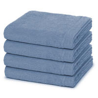 HANDTUCH Lifestyle 4er-Set - Blau, Textil (50/100cm) - Cawoe