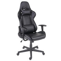 BÜROSTUHL Schwarz - Schwarz, Textil (67/136/69cm) - MCW
