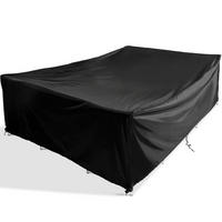 ABDECKPLANE Gartenmöbel COMLAX FIELD 240 x 210 x 85 cm - Schwarz, Kunststoff (210/85/240cm)