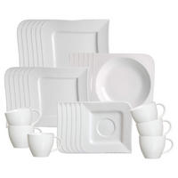 KOMBISERVICE Melodie weiß 30er Set - Weiß, Keramik (1/1/1cm) - Ritzenhoff Breker