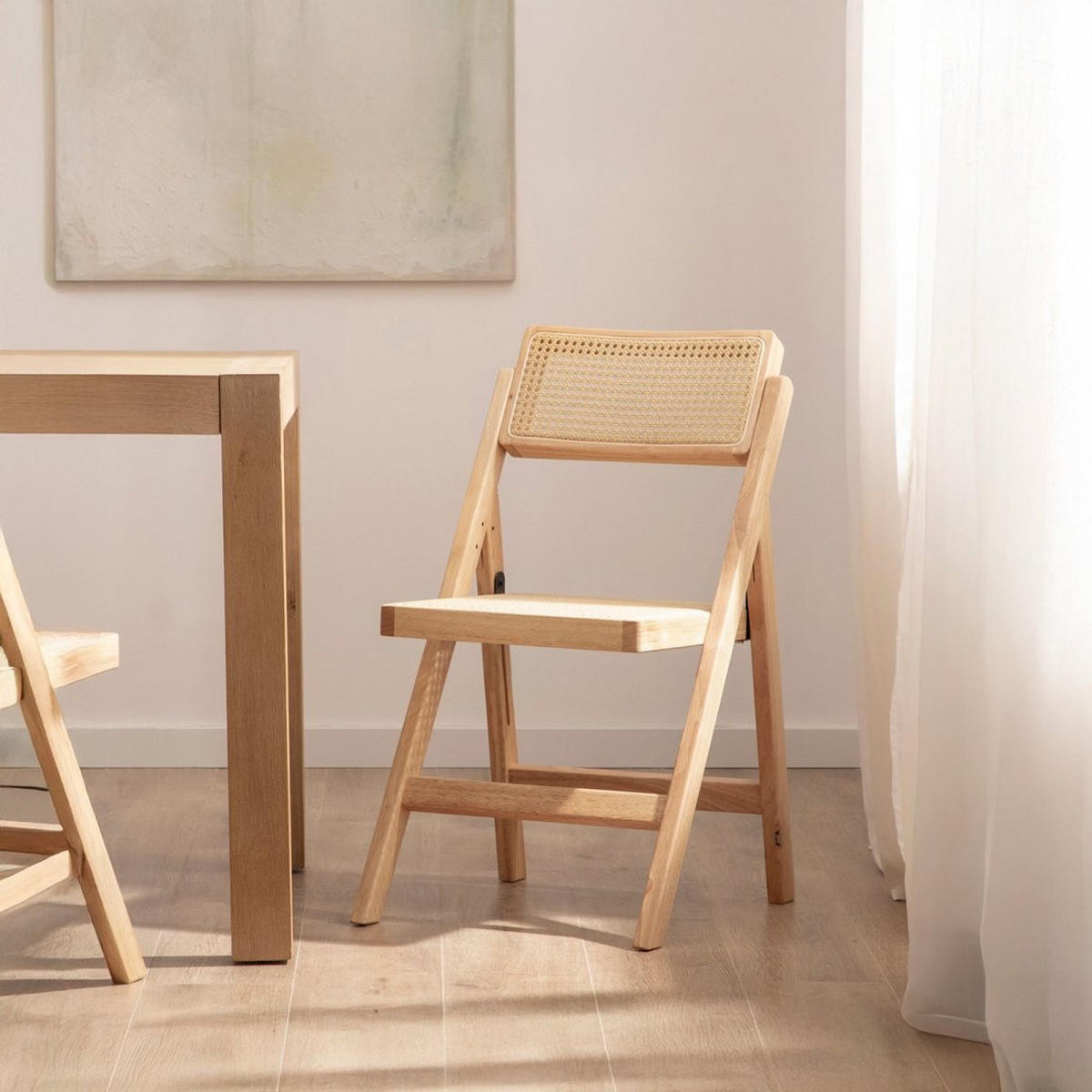 ESSZIMMERSTUHL Pia Natürlich 46 cm x 82 cm - Naturfarben, Holz (46/82/50cm) - Klast Home