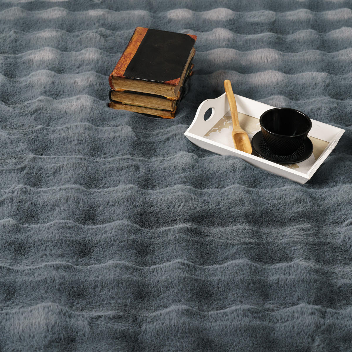HOCHFLORTEPPICH 200/280 cm Arnheim 741 - Anthrazit, Textil (200/280cm) - Paco Home