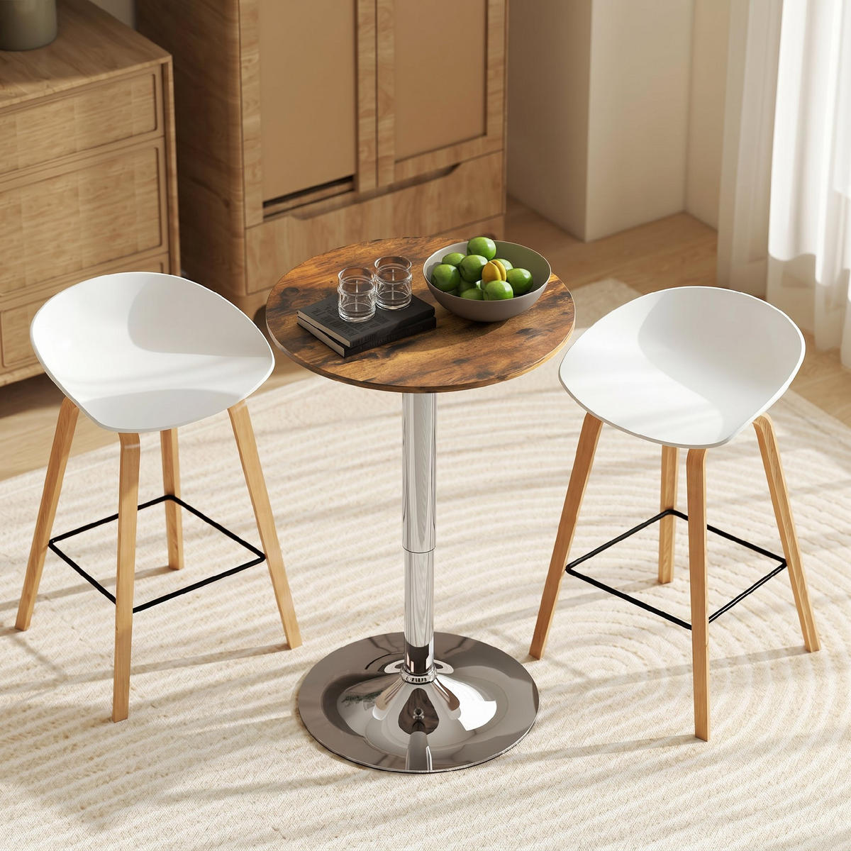 BARTISCH Braun 1 Stück - Braun, Metall (60/60/93cm) - GiPP