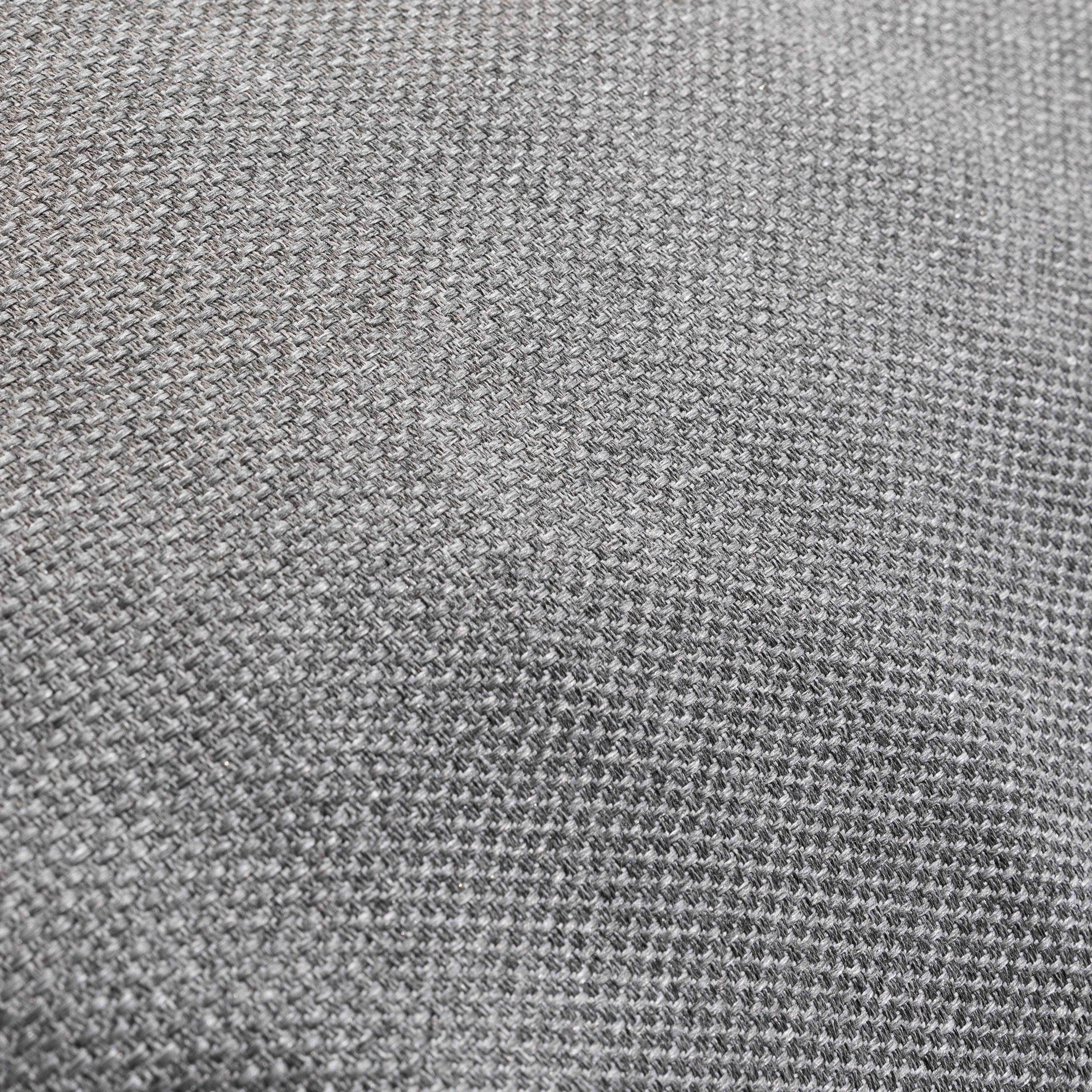 CHAISELONGUE, Grau - Grau, Textil (85/65/160cm) - Oviala