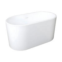 BADEWANNE - 130 cm x 71 cm - Acryl - Weiß - Weiß, Kunststoff (130/58/71cm) - Vente-Unique