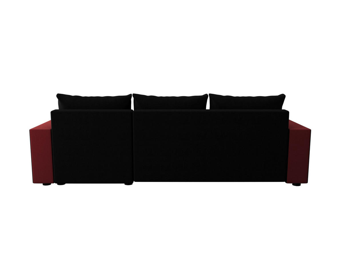 ECKSOFA HEWLET L BIS Sawana 14+13 Rechts mit Schlaffunktion - Rot, Textil (240/140cm) - Bedante