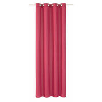ÖSENVORHANG DOVE Blickdicht - Pink, Textil (140/0.5/245cm) - Tom Tailor