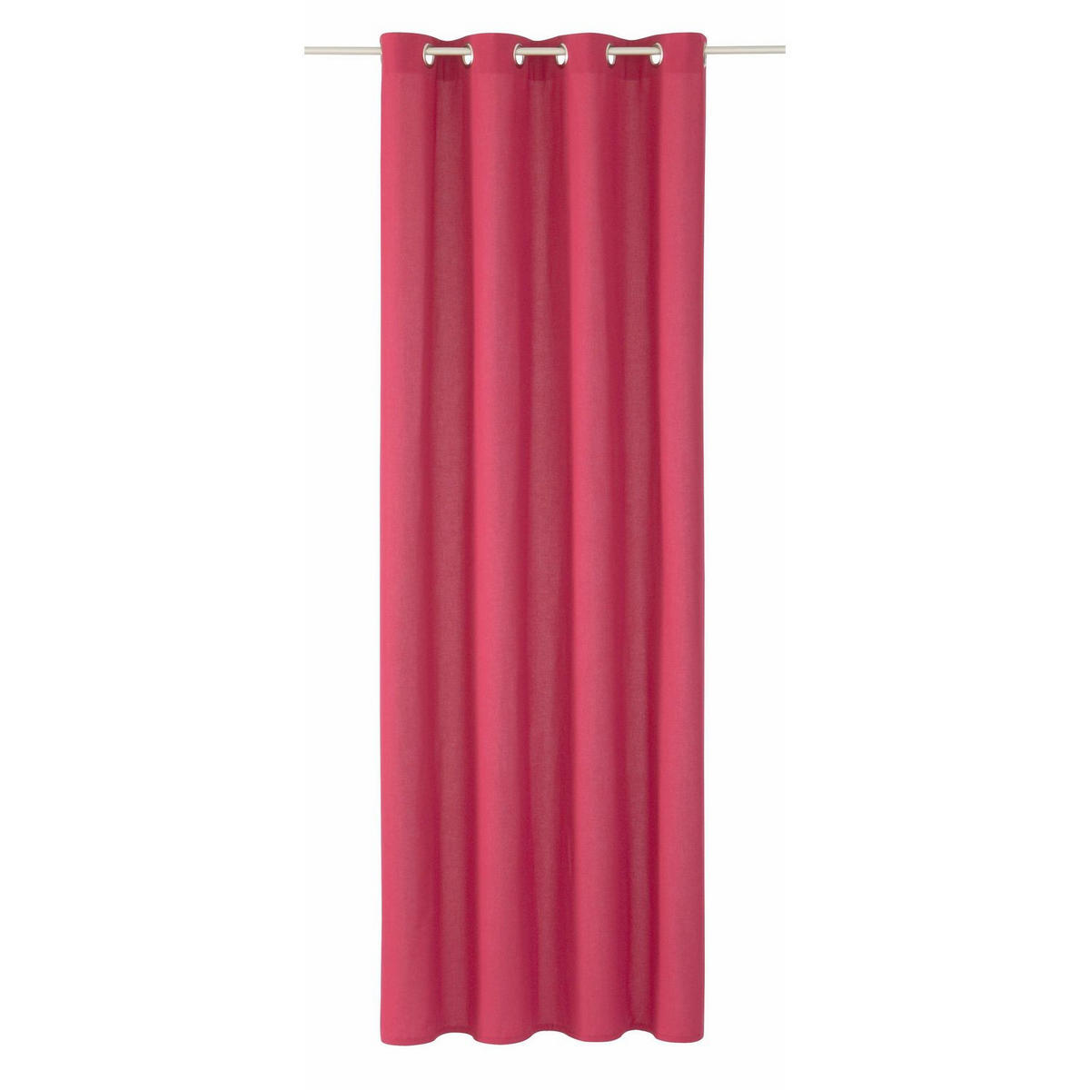 ÖSENVORHANG DOVE Blickdicht - Pink, Textil (140/0.5/245cm) - Tom Tailor