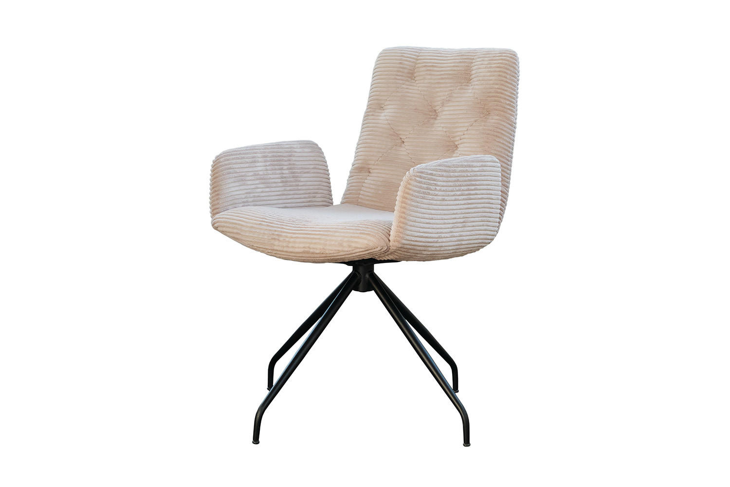 Kawola Drehstuhl Taupe 59x87x66 cm