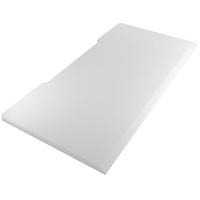 TISCHPLATTE 180x80, Schreibtischplatte 180x80 cm - Outline, Weiß - Weiß, Holzwerkstoff (180/80/2.5cm) - Ultimate Setup
