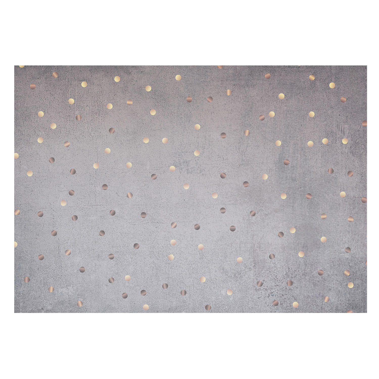 Wallfluent Fototapete Grau 208x146 cm