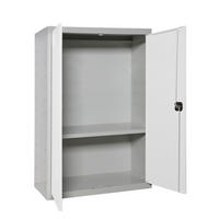 STAHLSCHRANK Amego HxBxT 90x80x40 cm 1x Fachboden Weiß-Grau - Weiß, Metall (80/90/40cm) - PROREGAL