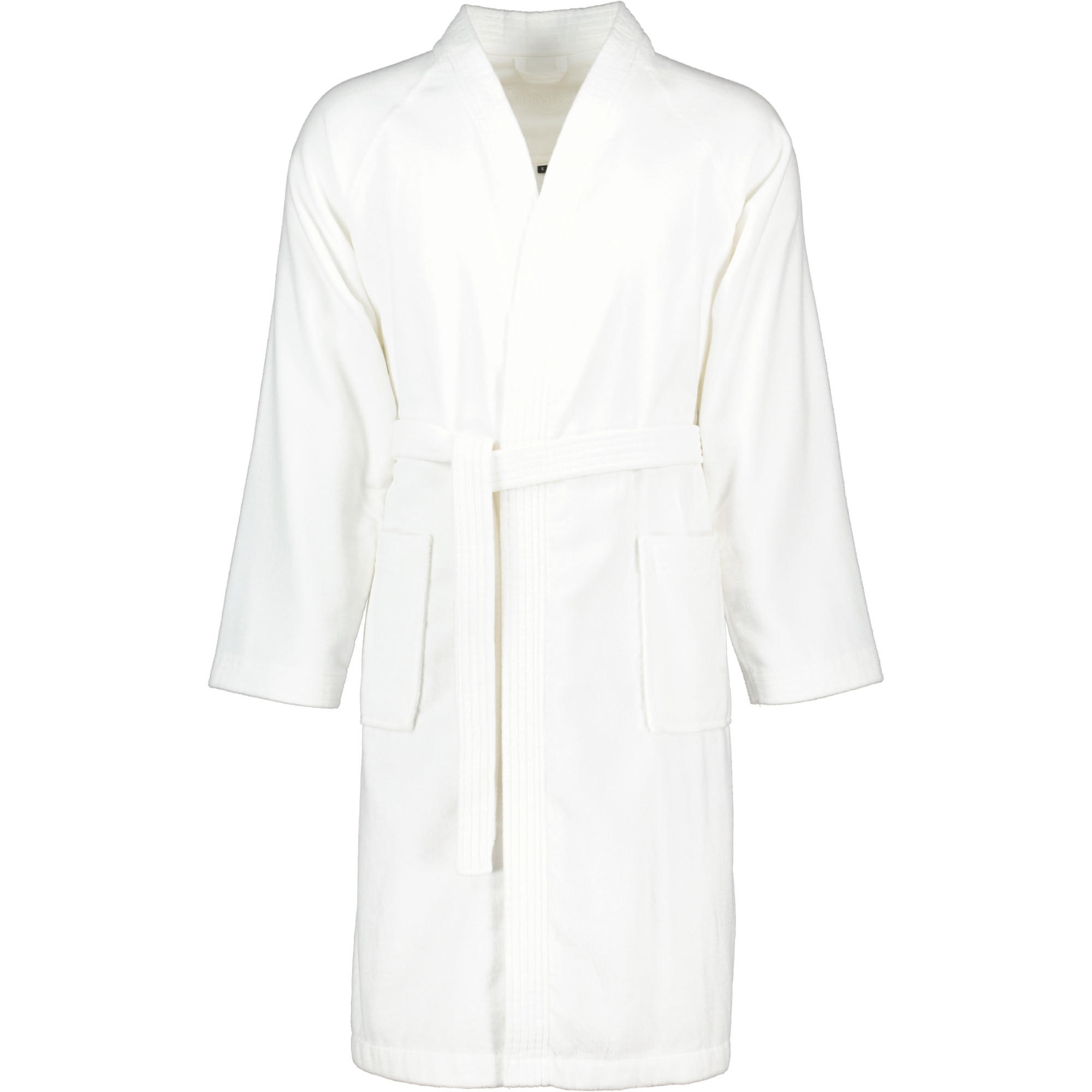 BADEMANTEL UNISEX KIMONO DALLAS WEISS - 0300 - Weiß, Textil (Mnull) - Vossen