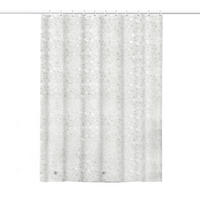 DUSCHVORHANG – Breite 180 x Höhe 200 cm – Inklusive 12 Haken - Klar, Kunststoff (180/200cm)