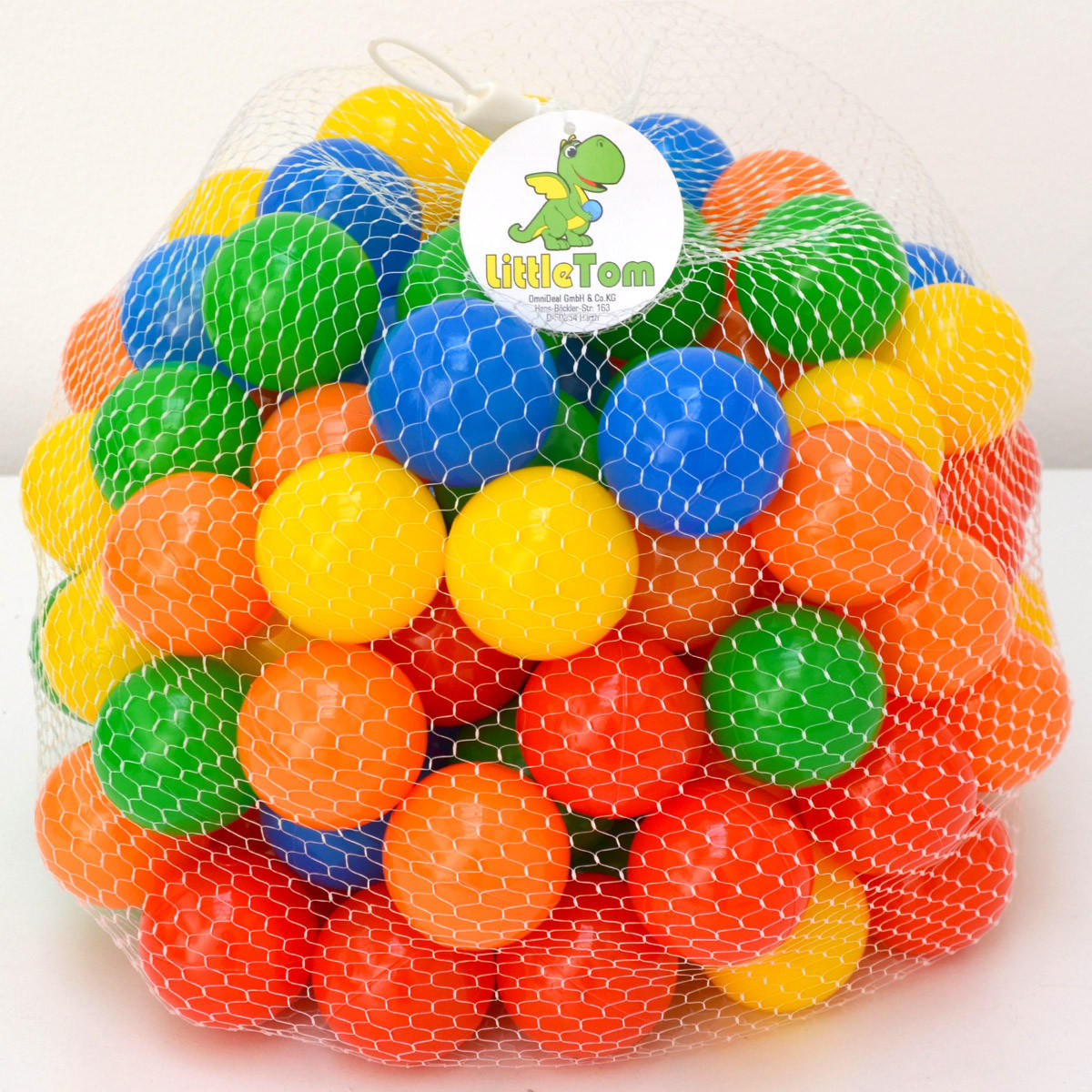 BÄLLEBAD-BÄLLE 120 Stück, bunt, 5.5 cm - Multicolor, Kunststoff (5.5/5.5/5.5cm) - Littletom
