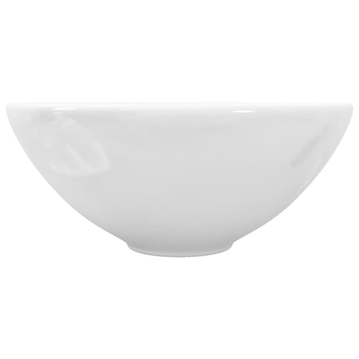 WASCHBECKEN Krieger 32.5/32.5/14 cm - Weiß, Keramik (32.5/14/32.5cm) - Nettlife