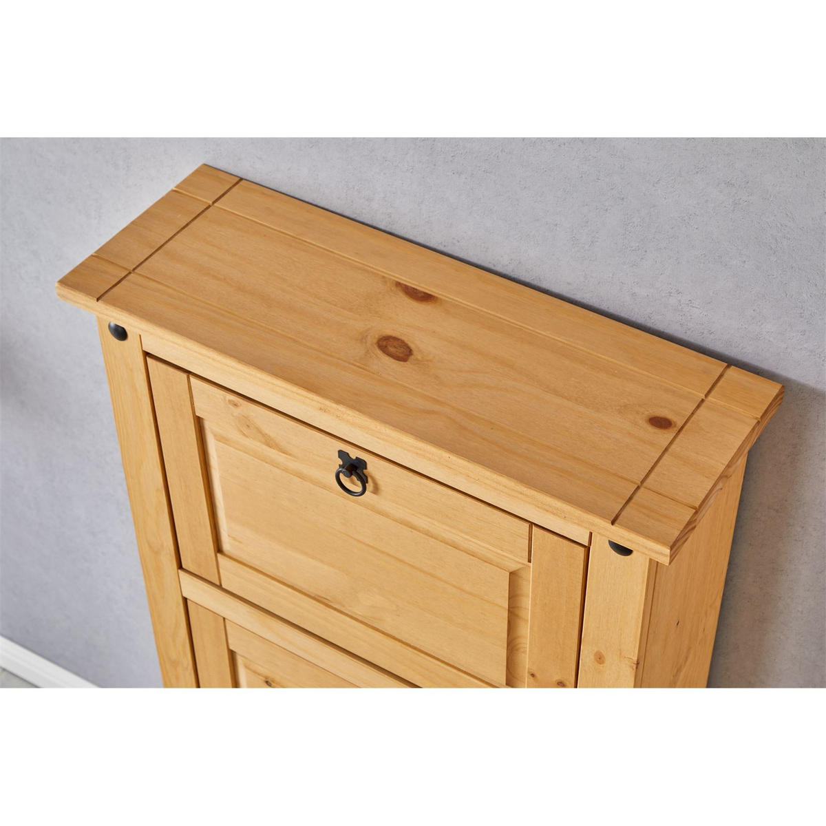 SCHUHSCHRANK TEQUILA - Kieferfarben, Holz (73/136/26cm) - IDIMEX