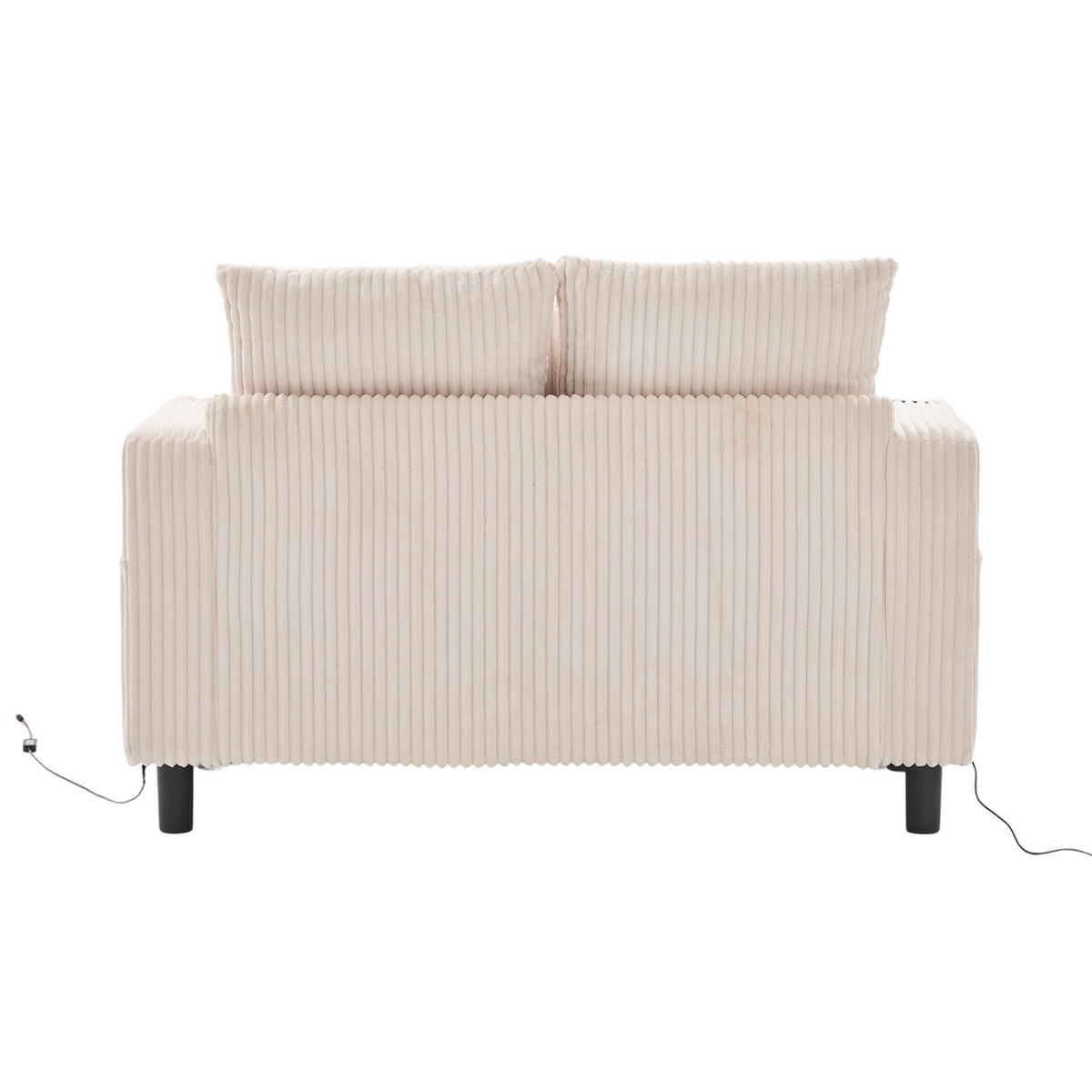 SOFABETT 142/128/85 cm Beige - Beige, Textil (128/85/142cm)