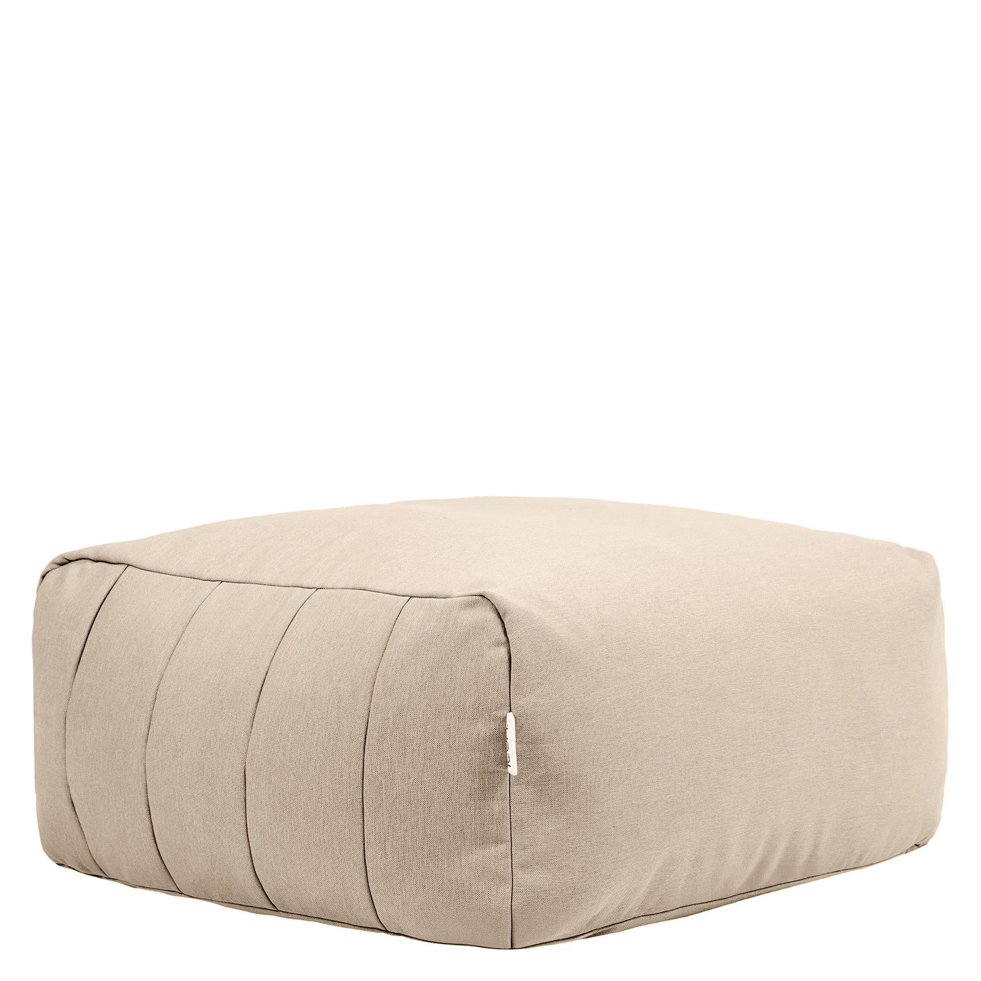 SITZSACK-SOFA Sitzpouf - Beige, Textil (95/46/100cm) - icon