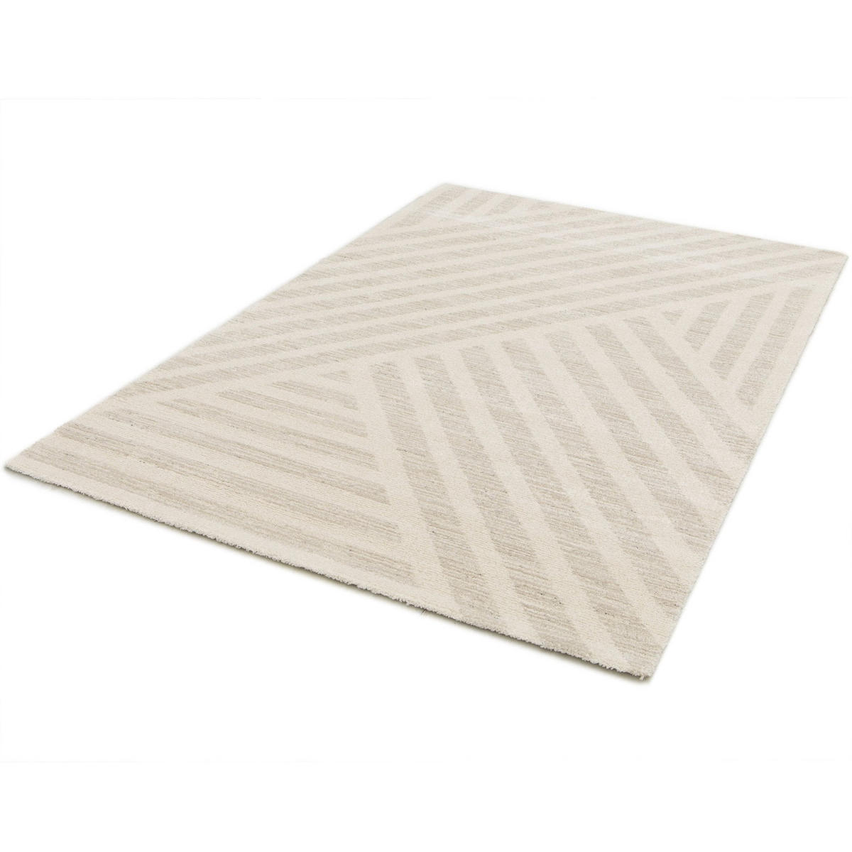 TEPPICH ultraweich skandinavischer Stil beige - Beige, Textil (120/170cm) - AFK Living