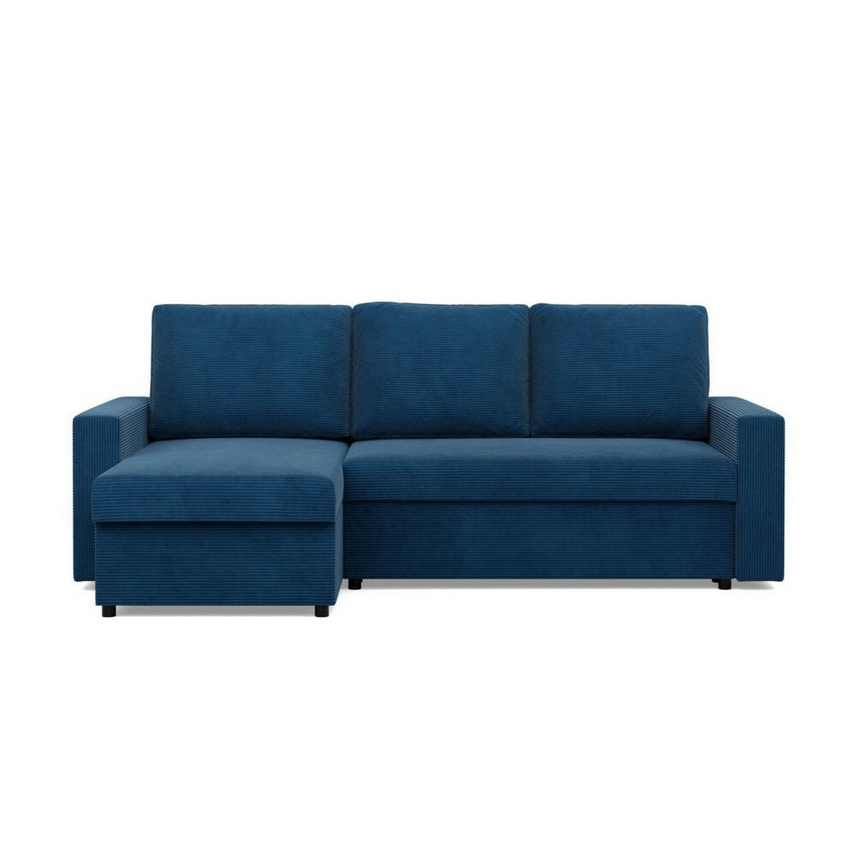 ECKSOFA Neo mit gerader Armlehnen dunkelblau - Dunkelblau, Textil (231/140cm) - SIMKAM Furniture