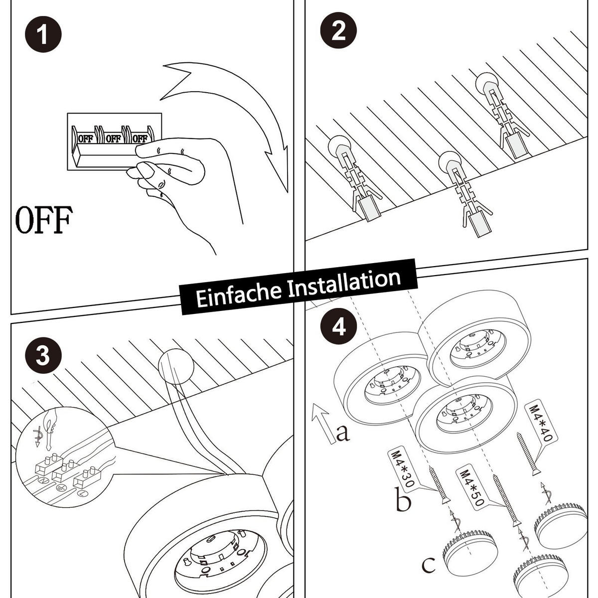 DECKENLEUCHTE Mannering 28/5.5/26.1 cm - Weiß, Naturmaterialien (5.5/28/26.1cm) - Nettlife