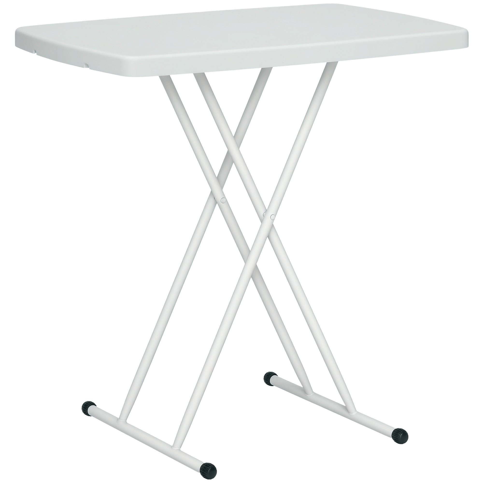 GARTENTISCH DE-07364 klappbar und höhenverstellbar Weiß - Weiß, Kunststoff/Metall (76/50/74cm) - ComfortXL