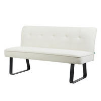 SITZBANK EMILIA - Creme, Metall (156/88/65cm) - DUBI Möbel