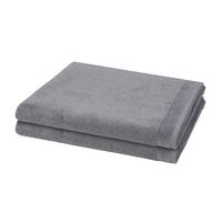 DUSCHTUCH Premium 2er-Set - Grau, Textil (80/150cm) - MÖVE