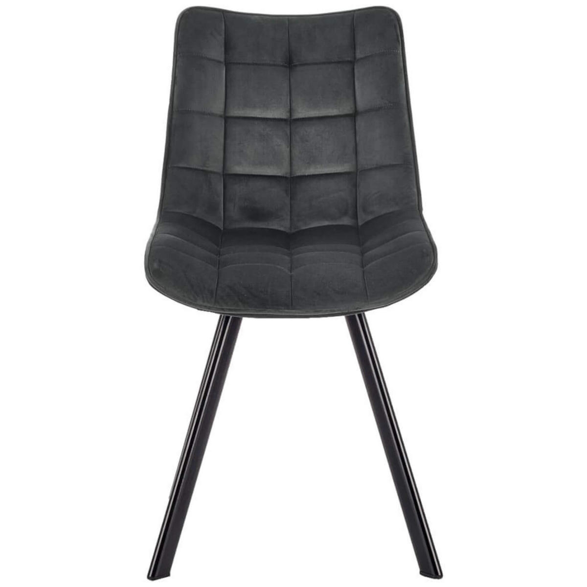 STUHL MODI K332 - Schwarz/Grau, Holzwerkstoff/Metall (46/84/61cm) - Meblini