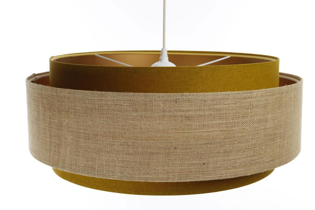 HÄNGELEUCHTE Grün 60/25 cm - Beige, Kunststoff (60/1.9/25cm) - ONZENO