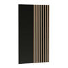 WANDPANEEL CALI C-10 - Schwarz/Eiche Artisan, Holzwerkstoff (80/138/3cm) - Meblini