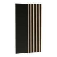 WANDPANEEL CALI C-10 - Schwarz/Eiche Artisan, Holzwerkstoff (80/138/3cm) - Meblini