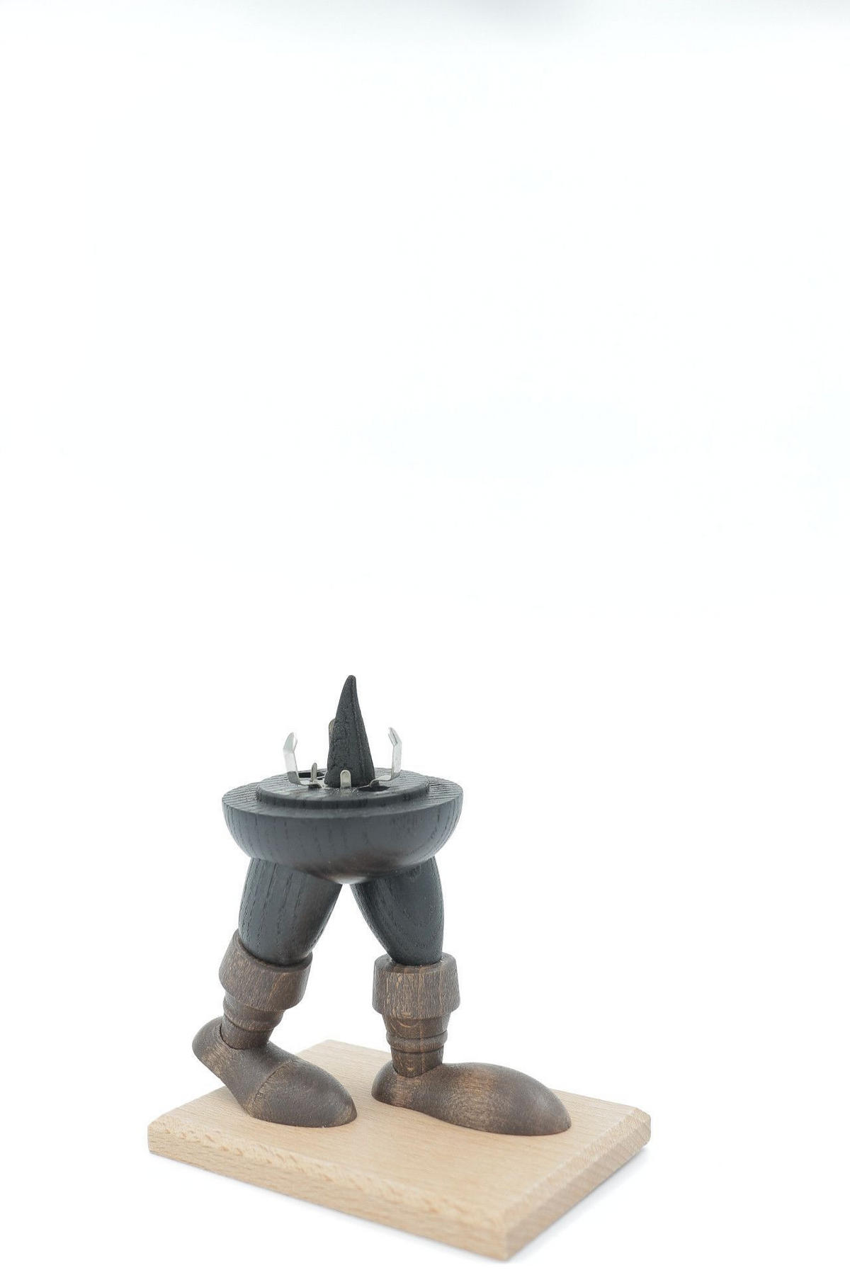 RAUCHFIGUR Wichtel Skifahrer 23 cm - Multicolor, Holz (11/23/0.1cm)