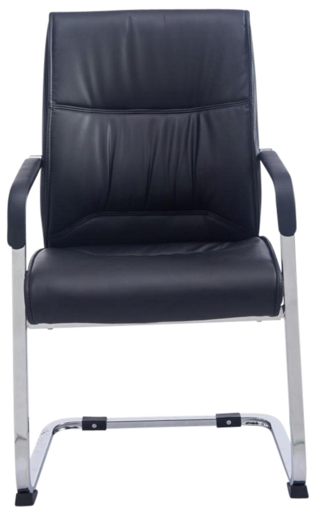 SCHWINGSTUHL 2er Set Lederlook schwarz - Schwarz, Textil/Metall (58/102/65cm) - CLP