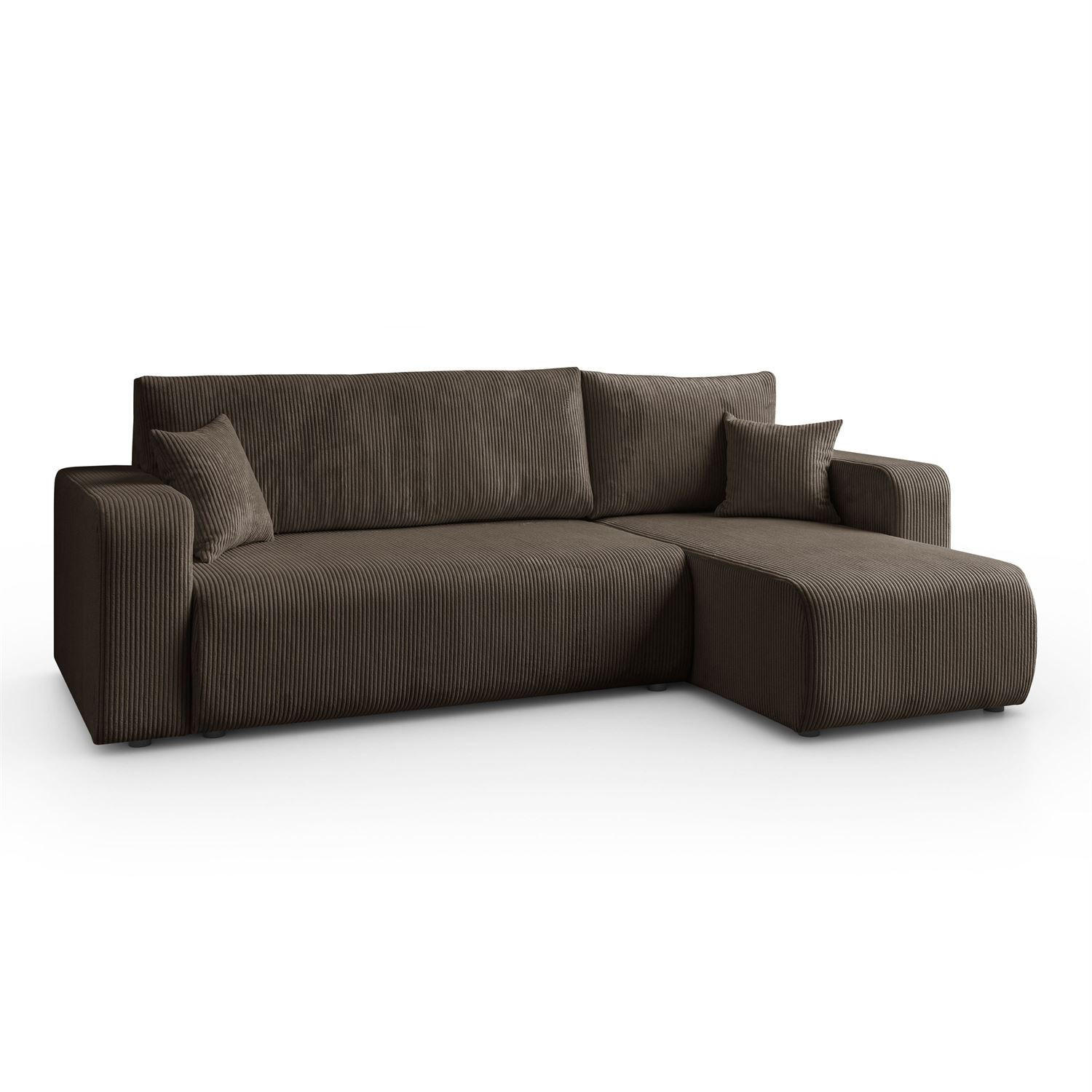 Thumbnail - Lookway Ecksofa, Braun, Textil, 247x143 cm, Wohnzimmer, Sofas & Couches, Wohnlandschaften, Ecksofas