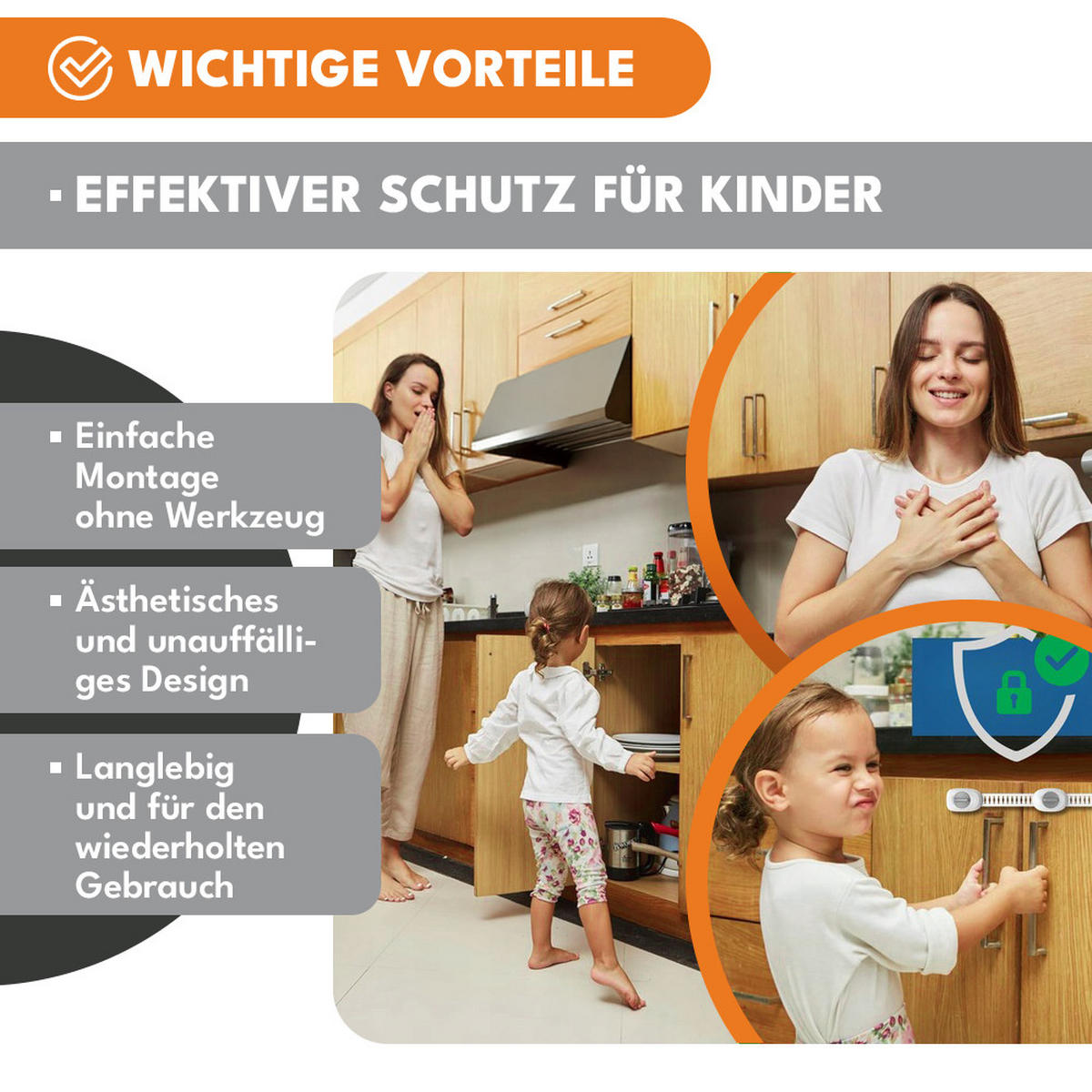 KINDERSICHERUNG Multisicherung - Weiß, Kunststoff (3/10cm)