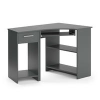 ECKSCHREIBTISCH Odin Anthrazit 83 x 76 cm Set mit PC-Schrank - Anthrazit, Holzwerkstoff (76/83/77cm) - Vicco