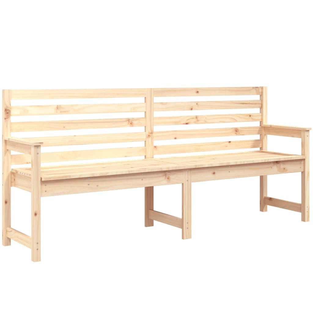 furnicato Gartenbank Braun 203.5x91.5x48 cm