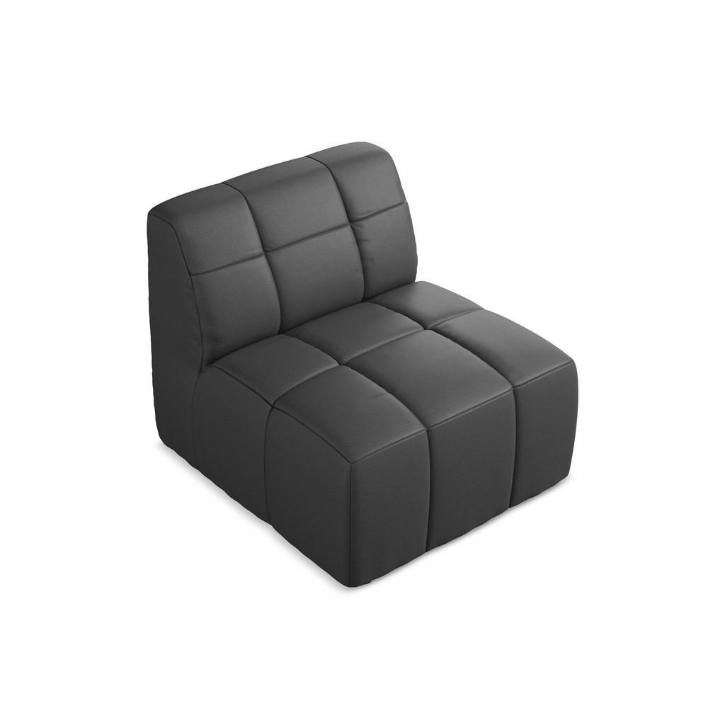 Thumbnail - Makamii Sofaelement, Grau, Textil, Holzwerkstoff, 1-Sitzer, 75x77x90 cm, Hergestellt in Europa, Oeko-Tex®, Wohnzimmer, S...