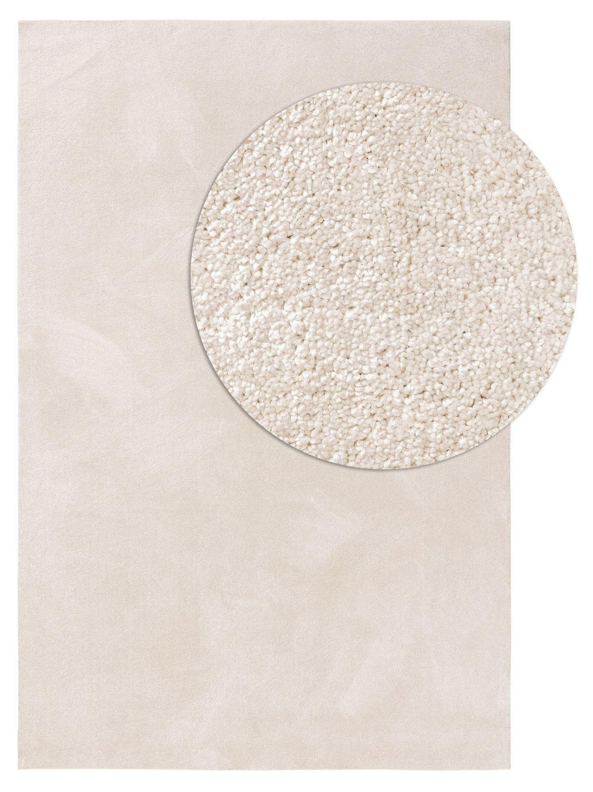 TEPPICH Nina waschbar 300/400 cm - Creme, Kunststoff (300/400cm) - benuta Nest