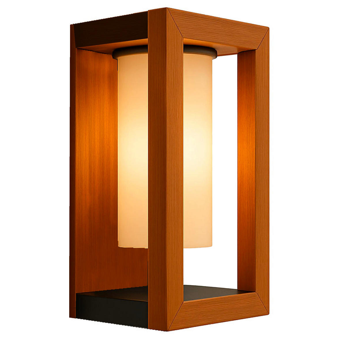 SERAPHINA 200LM Solar-Wandleuchte - Braun, Kunststoff (20/20/31cm) - Lumisky