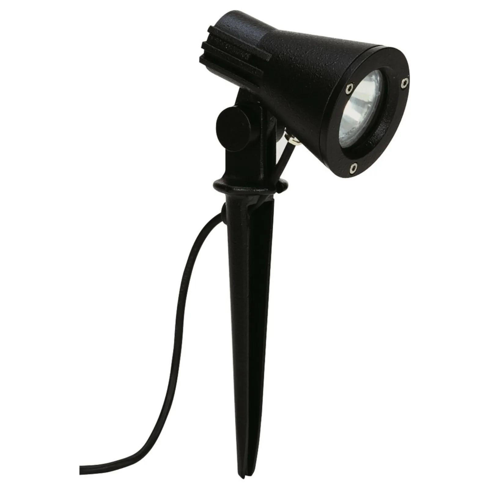 AUSSENSTRAHLER Schwarz - Schwarz, Metall (5/5/14.5cm) - click-licht