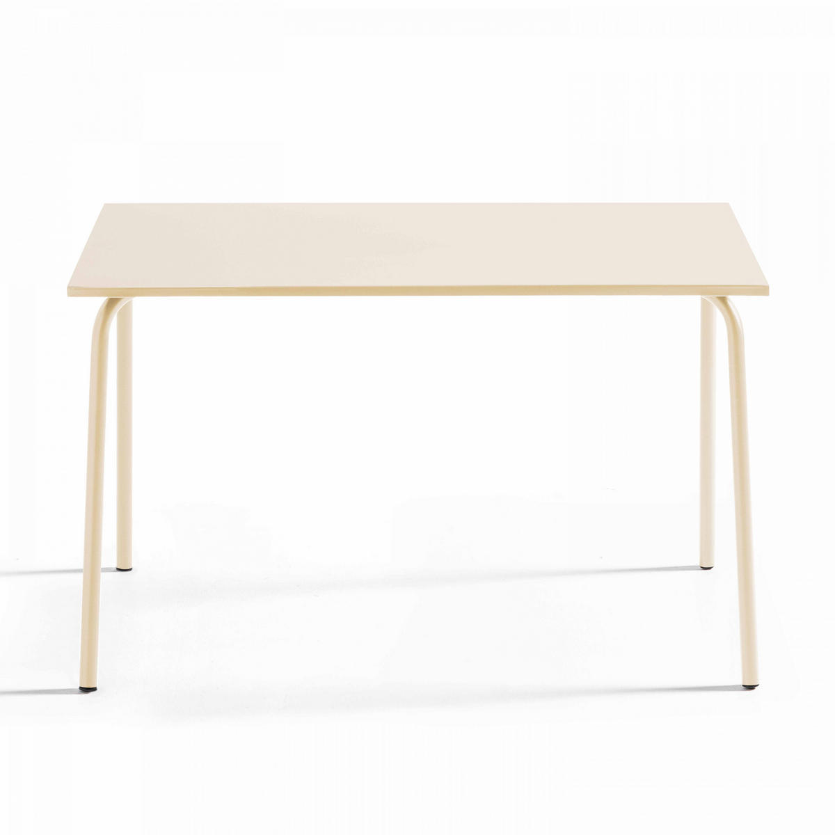 GARTENSET 5-tlg., Elfenbeinfarbe - Creme, Metall - Oviala