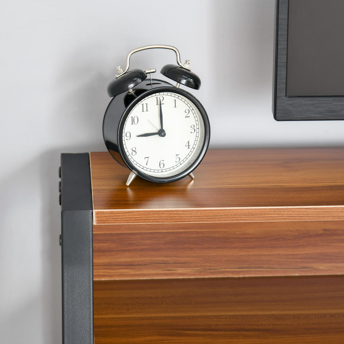 BÜROTISCH Nussbaum 1 Stück - Nussbaumfarben, Holzwerkstoff (45/85/84cm) - GiPP