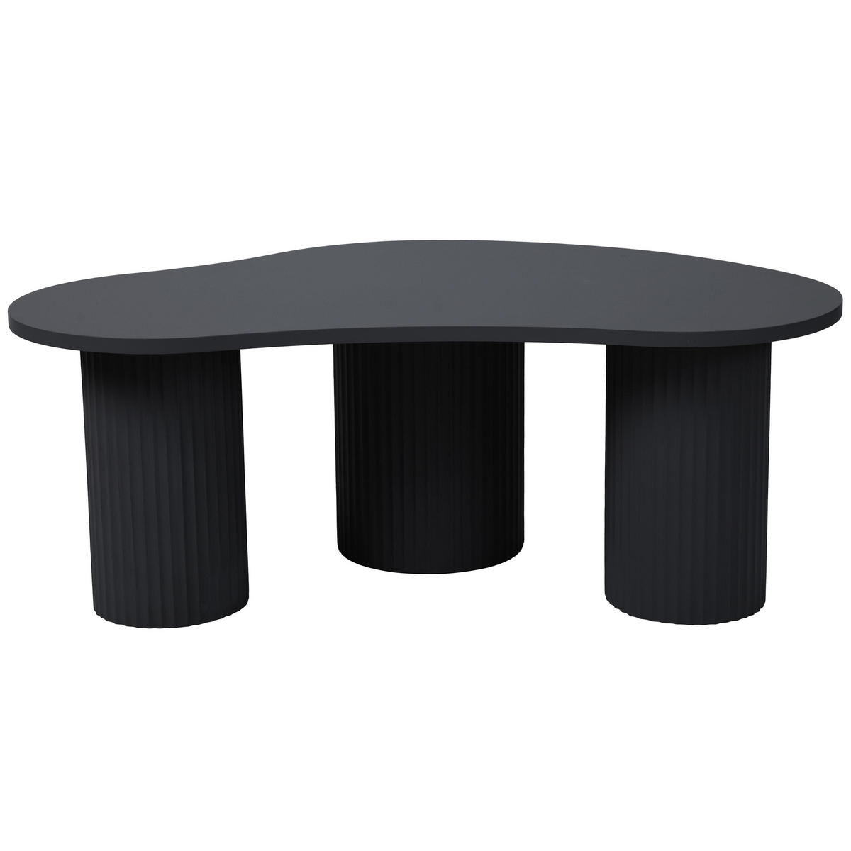 COUCHTISCH, Schwarz - Schwarz, Holz (100/60/38cm) - Oviala