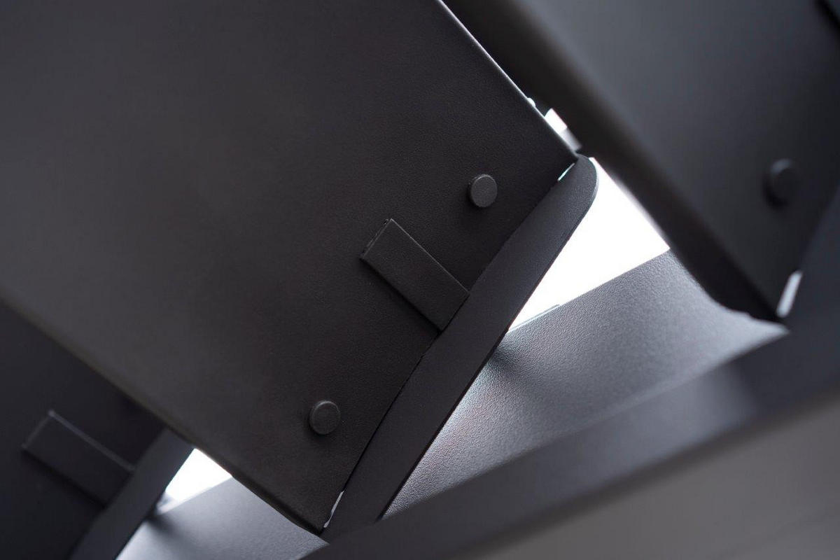 LAMELLENDACH-PERGOLA Mirador Basic 3x3 m Anthrazit Aluminium - Grau, Kunststoff (300/240/300cm) - Green Spirit